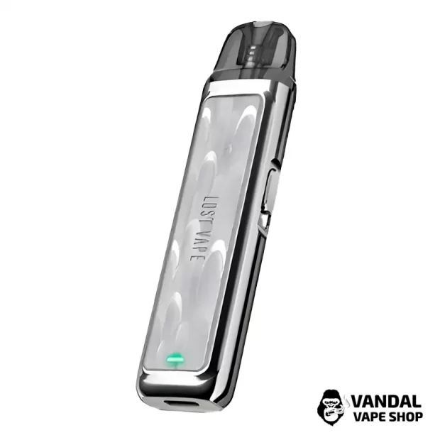 Pod-система Lost Vape Ursa Nano Pod Kit 800 мАч в серебристом цвете.