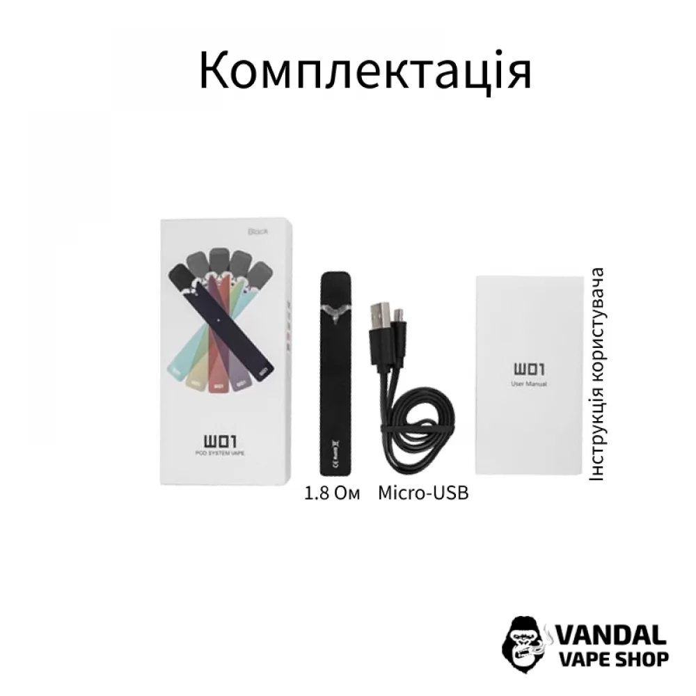Pod-система OVNS W01 Pod Kit в темно-синем цвете Pod-система OVNS W01 Pod Kit в темно-синем цвете