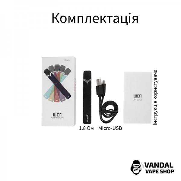 Pod-система OVNS W01 Pod Kit в красном цвете