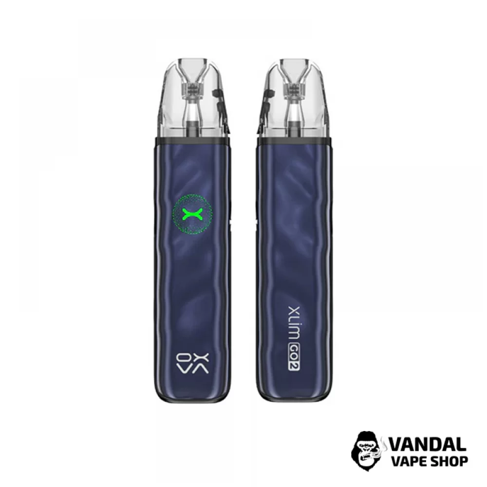 Оригинальная подсистема  OXVA XLIM GO 2 в синем цвете в дизайне "металлик"