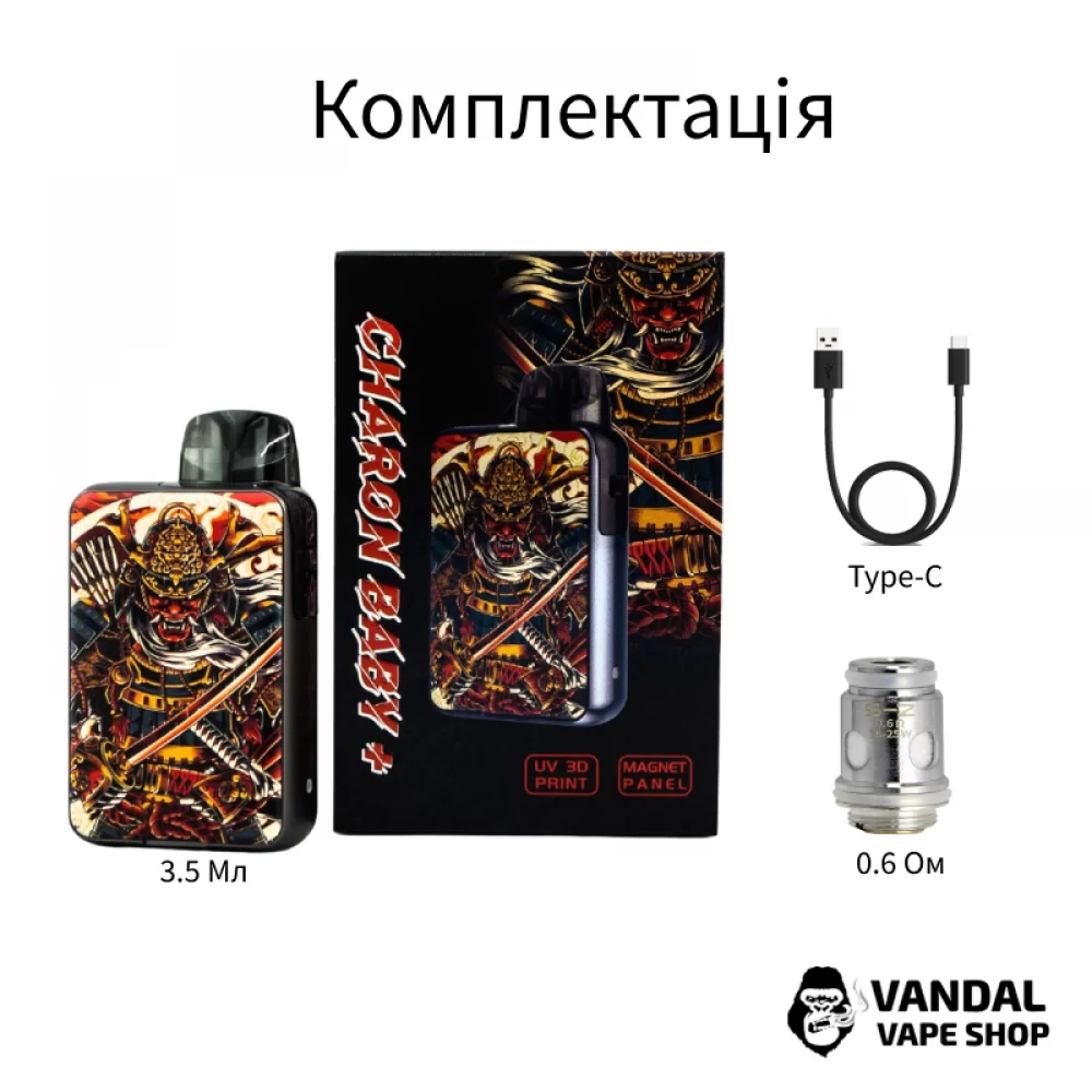 Стартовий набір Smoant Charon Baby Plus Pod Kit в забарвленні "Pan"