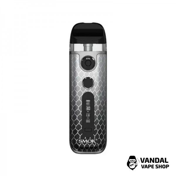 Pod-система Smok Novo 5 Kit (Original) в сріблясто-чорному кольорі