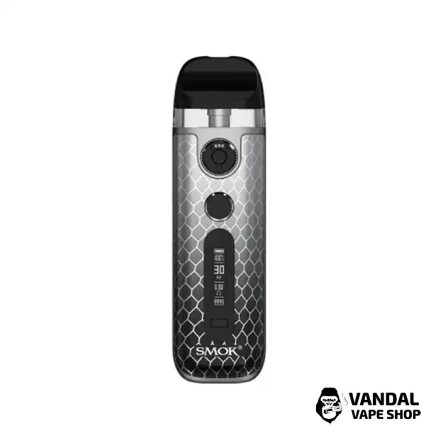Pod-система Smok Novo 5 Kit (Original) в сріблясто-чорному кольорі