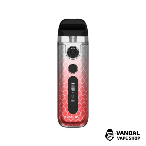 Pod-система Smok Novo 5 Kit (Original) в сріблясто-червоному кольорі