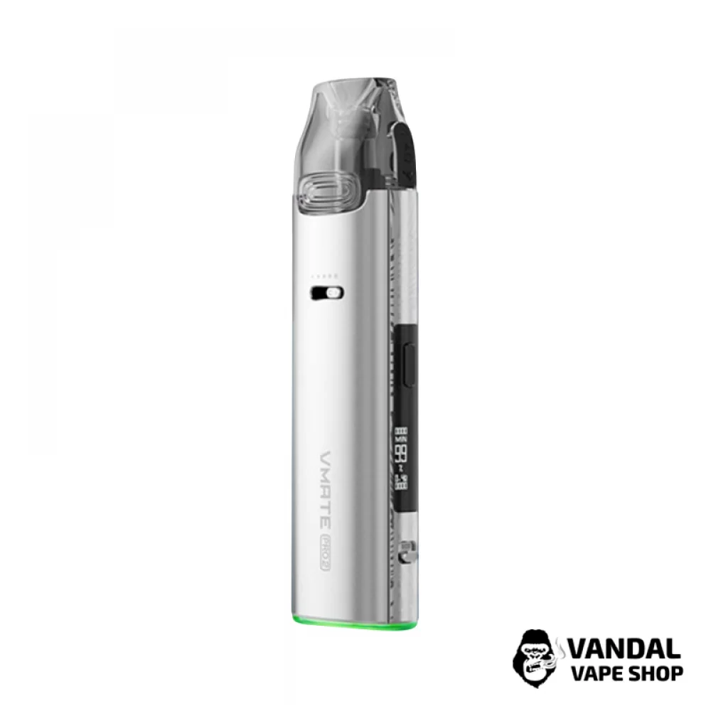 Pod-система Voopoo VMATE Pro 2 в светло-сером цвете