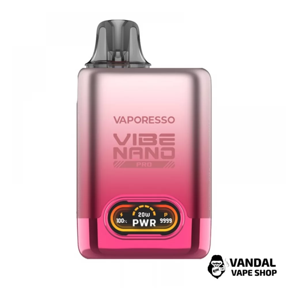 Vaporesso Vibe Nano PRO - в розовом цвете с красным оттенком
