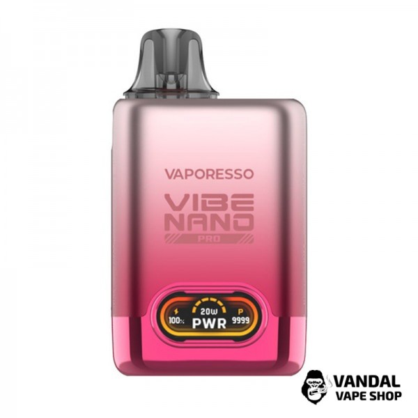 Vaporesso Vibe Nano PRO - в рожевому кольорі з червоним відтінком