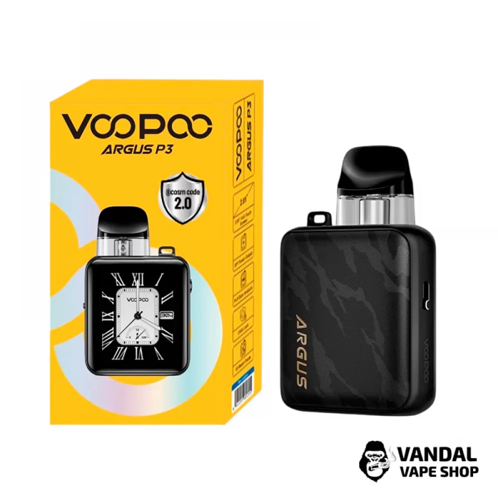 Подсистема VooPoo Argus P3 в черном цвете