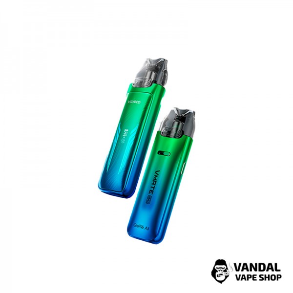 Оригінальна подсистема Voopoo VMate Max - Neon Blue в блакитному кольорі