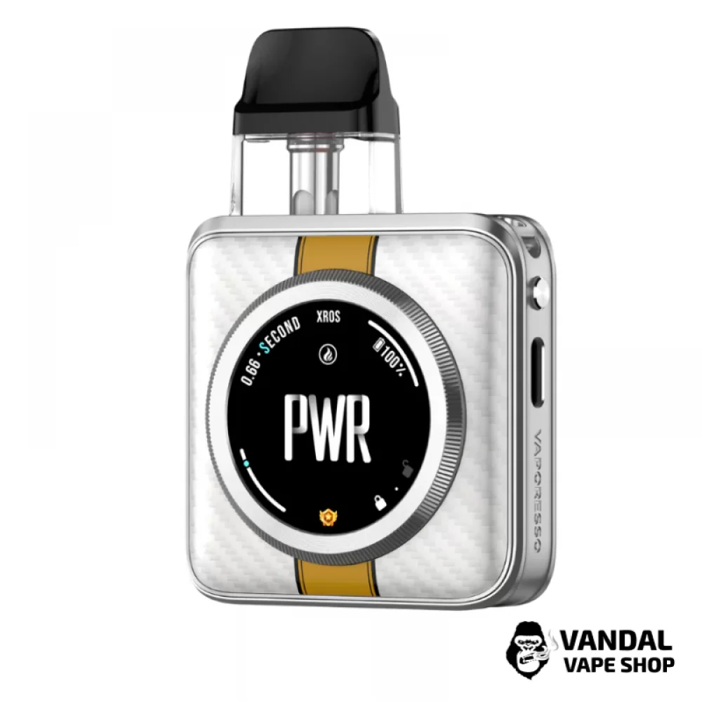 Vaporesso XROS 5 Nano в серо-желтом цвете