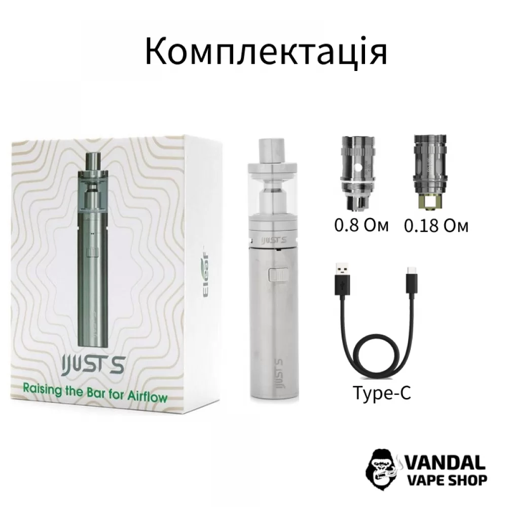 Стартовый набор Eleaf iJust S Starter Kit (Original) в черном цвете Стартовый набор Eleaf iJust S Starter Kit (Original) в черном цвете