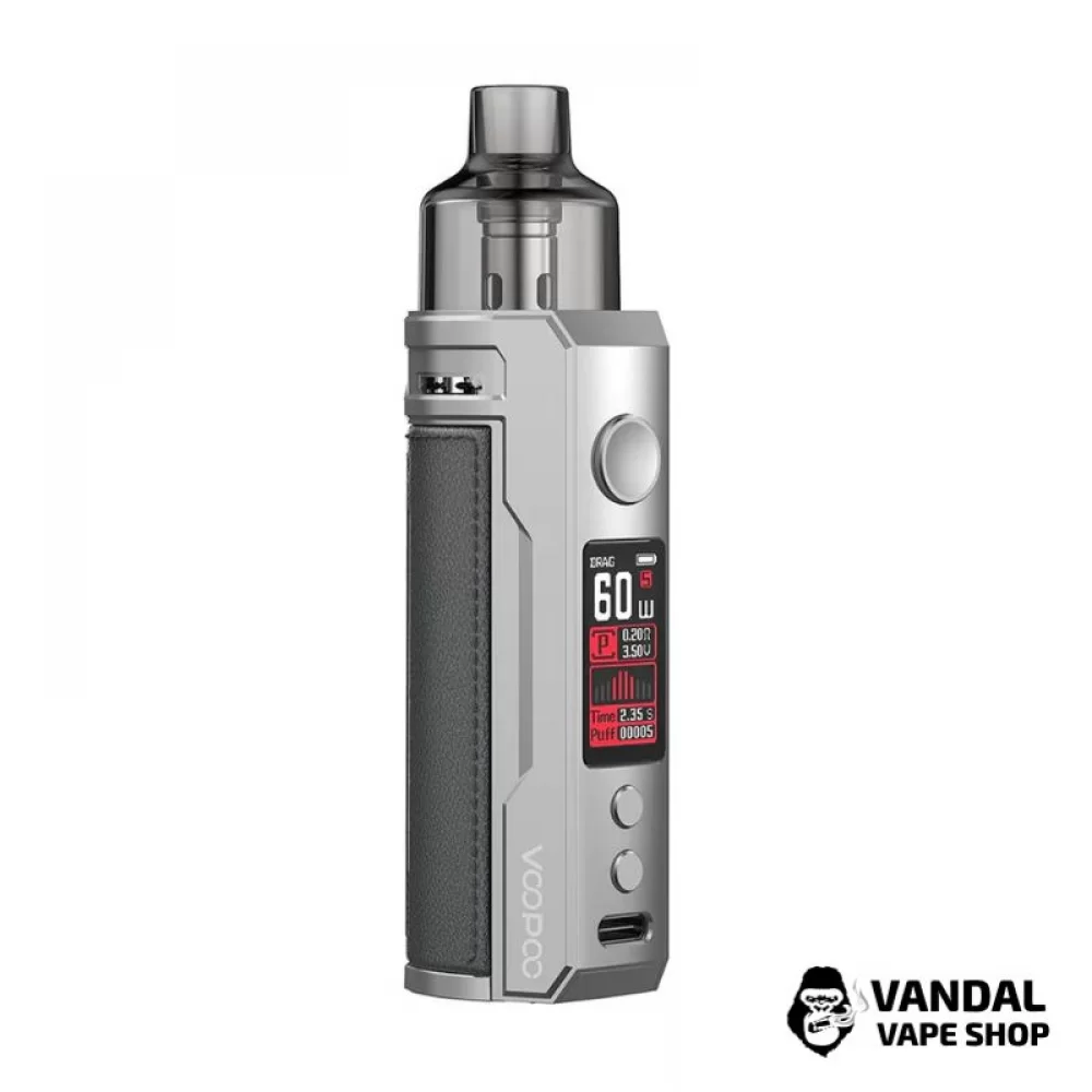 Voopoo Drag S Pod Mod Kit (Original) Silver Dark Grey