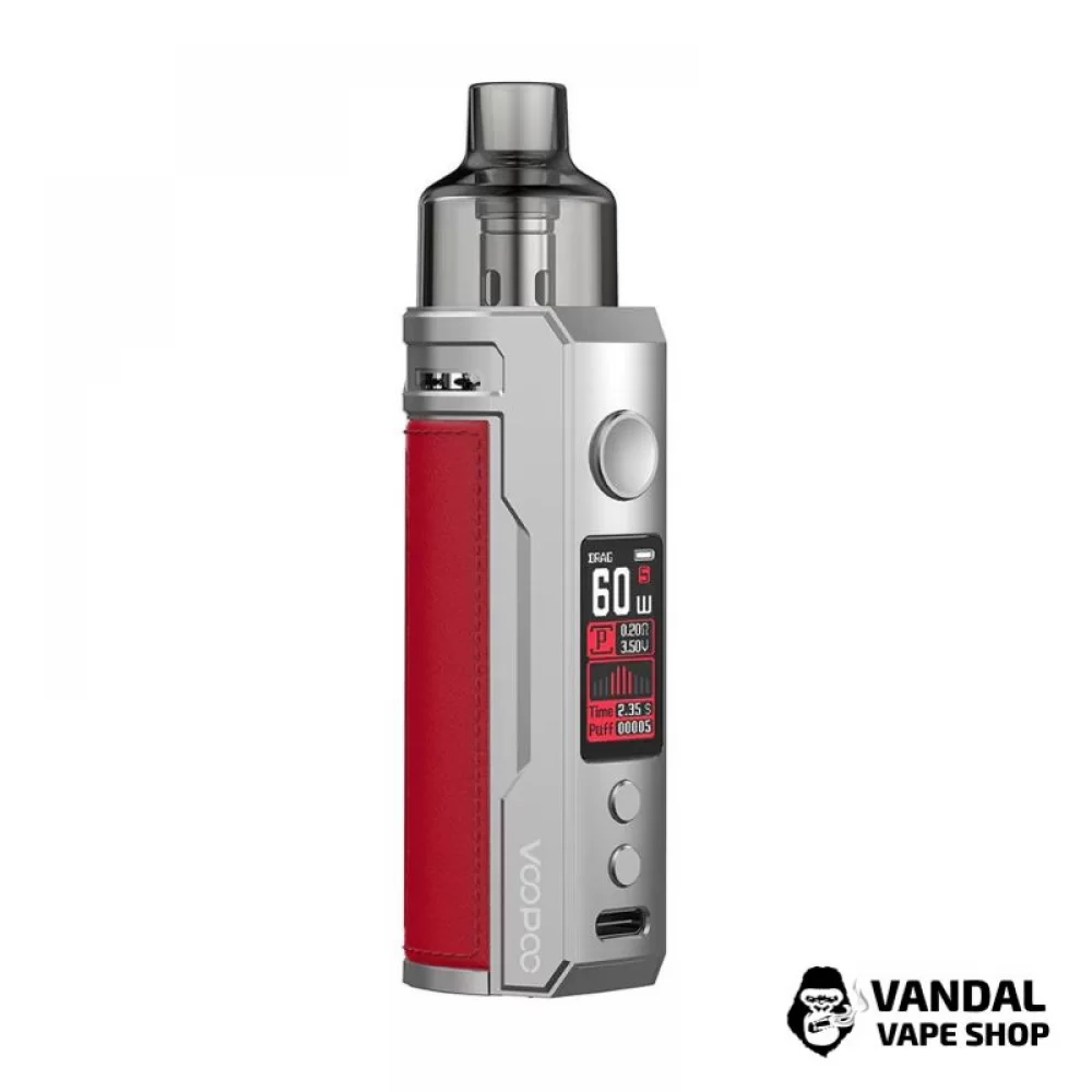 Voopoo Drag S Pod Mod Kit (Original) Silver Red