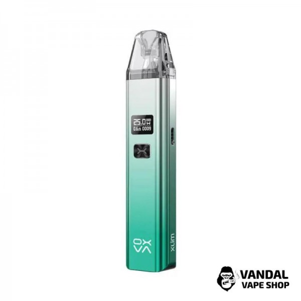 Pod-система OXVA V2 Pod Kit (Original) в блискучому сріблясто-зеленому кольорі