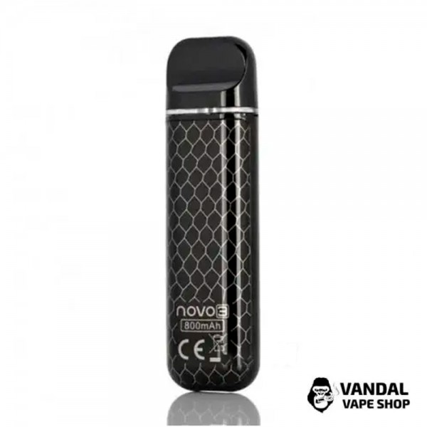  SMOK Novo 3 Pod System Kit 25W 800mAh в забарвленні "Black Carbon Fiber"