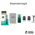 Pod-система VooPoo VMATE PRO Pod Kit у синьому кольорі з ребристим дизайном 