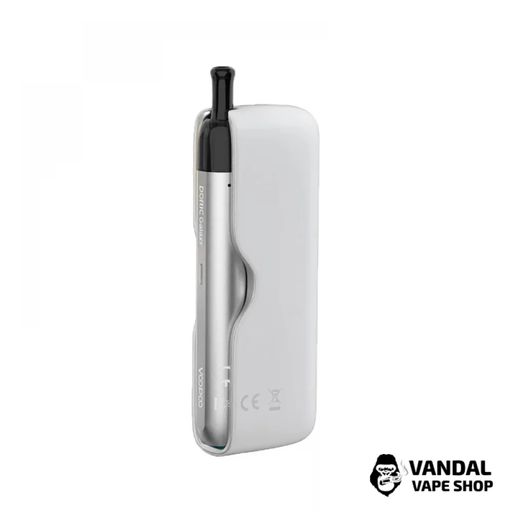 Оригинальная подсистема VooPoo Doric Galaxy в серебряно-белом цвете