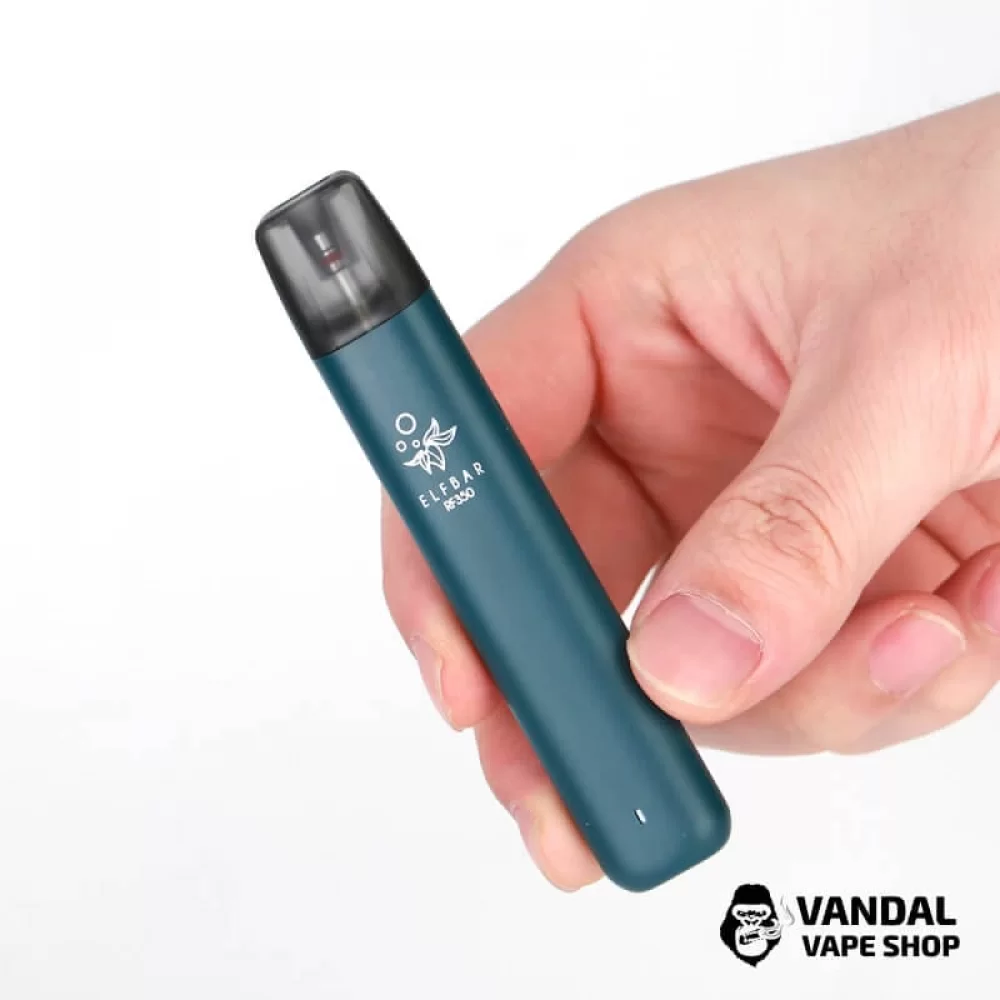 Многоразовый Elf Bar RF350 Pod Starter Kit 350mAh в темно-зеленом цвете Многоразовый Elf Bar RF350 Pod Starter Kit 350mAh в темно-зеленом цвете
