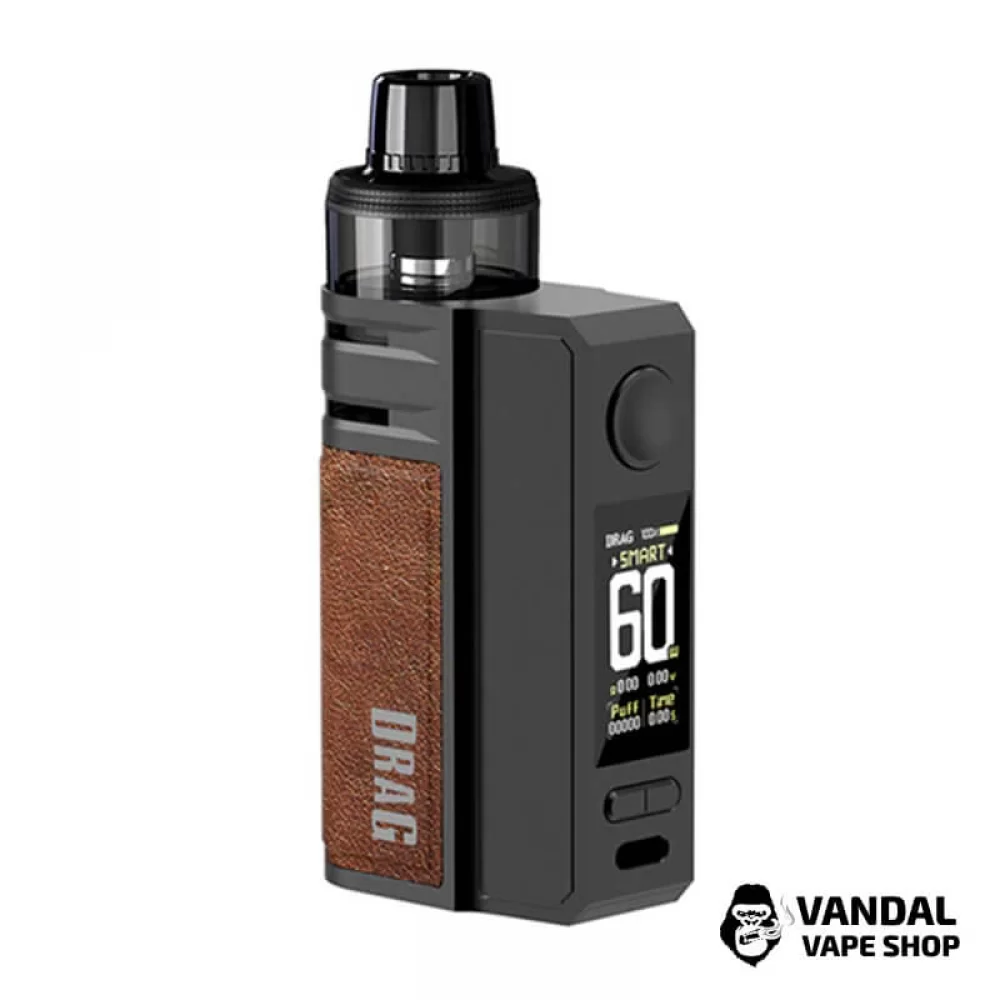 Стартовый набор Voopoo Drag E60 (Original) в коричневом цвете