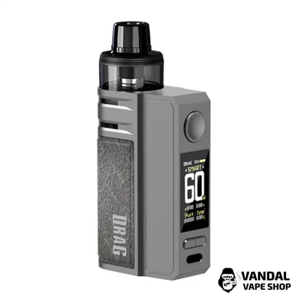 Стартовый набор Voopoo Drag E60 (Original) в сером цвете
