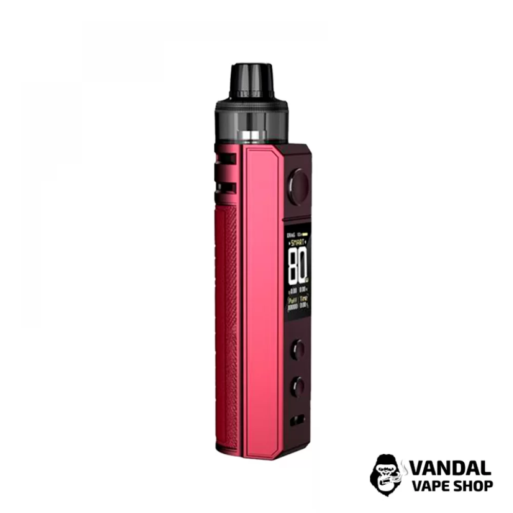 Стартовый набор Voopoo Drag H80S (Original) в бордовом цвете