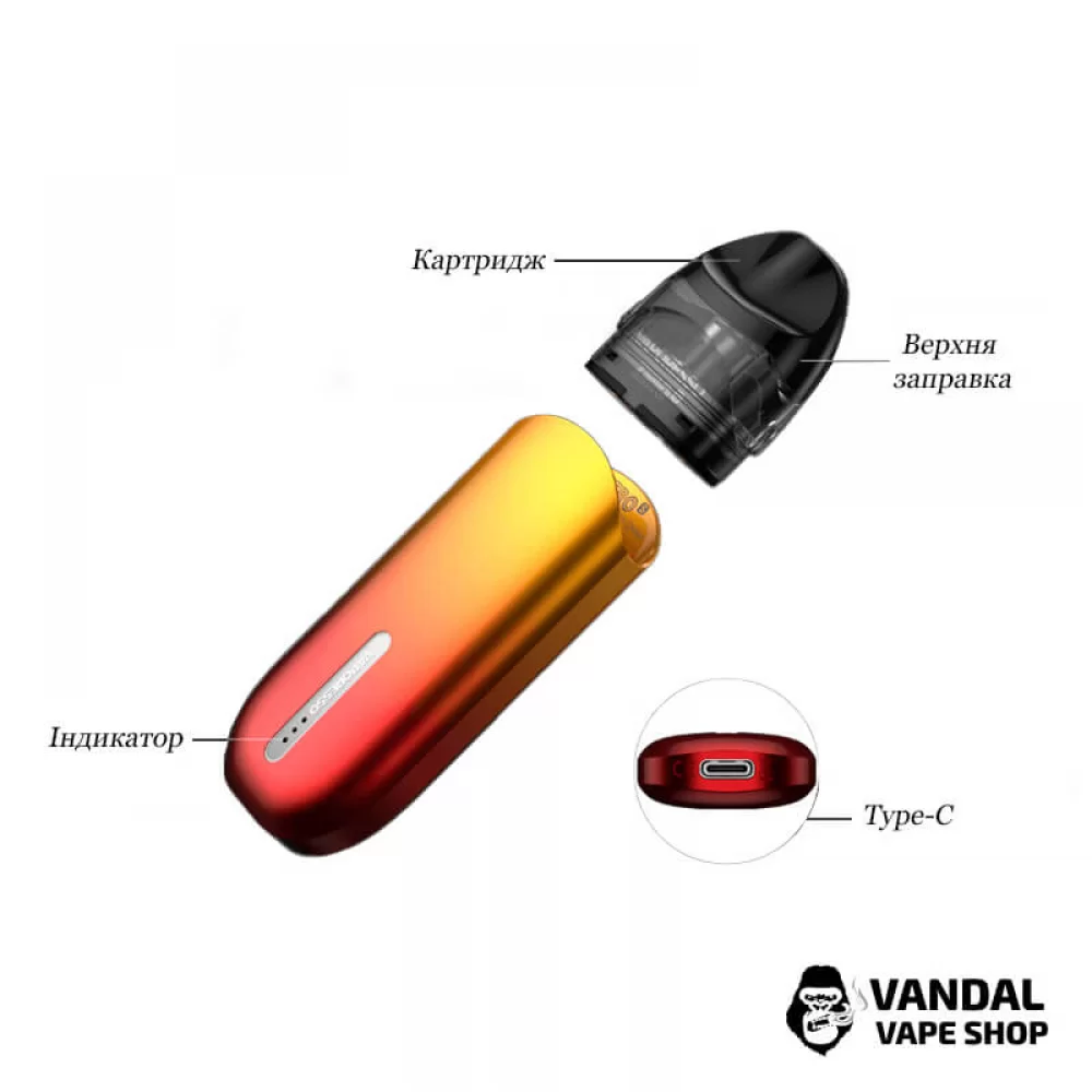 Pod-система Vaporesso ZERO S Pod Kit с ёмкостью батареи 650 мАч
