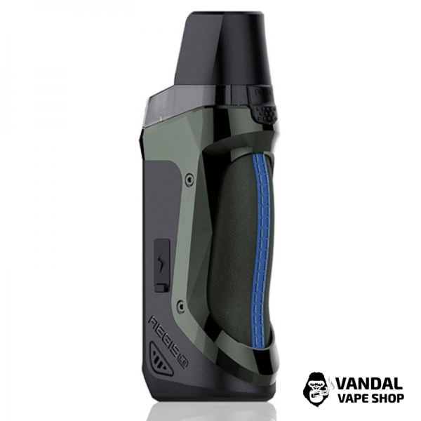 GeekVape Aegis Boost Luxury Edition Bonus Kit з 5 додатковими випаровувачами в зеленому кольорі