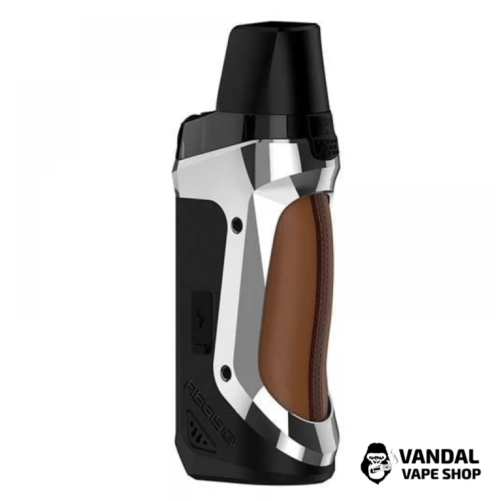 GeekVape Aegis Boost Luxury Edition Bonus Kit з 5 додатковими випаровувачами в срібному кольорі GeekVape Aegis Boost Luxury Edition Bonus Kit з 5 додатковими випаровувачами в срібному кольорі