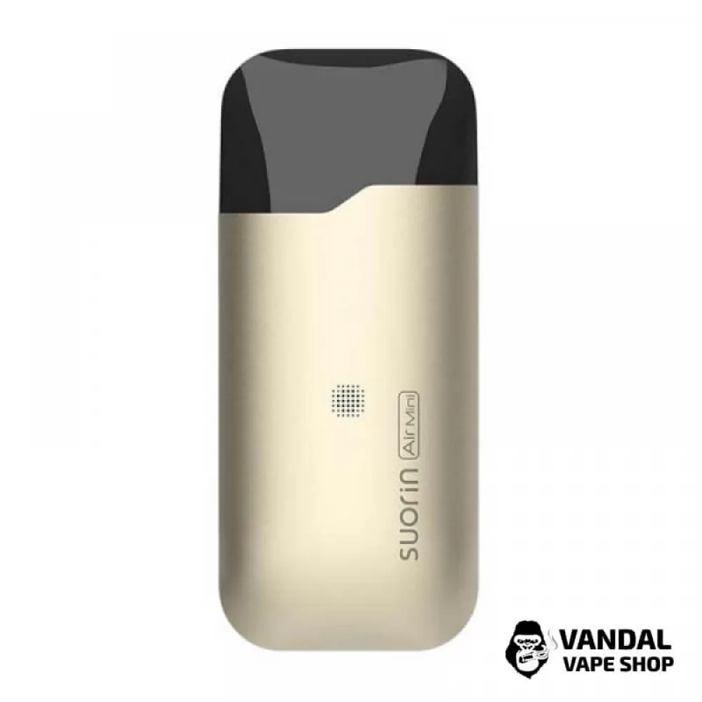Компактна Pod-система Suorin Air Mini Kit на 430 мАг у золотому кольорі