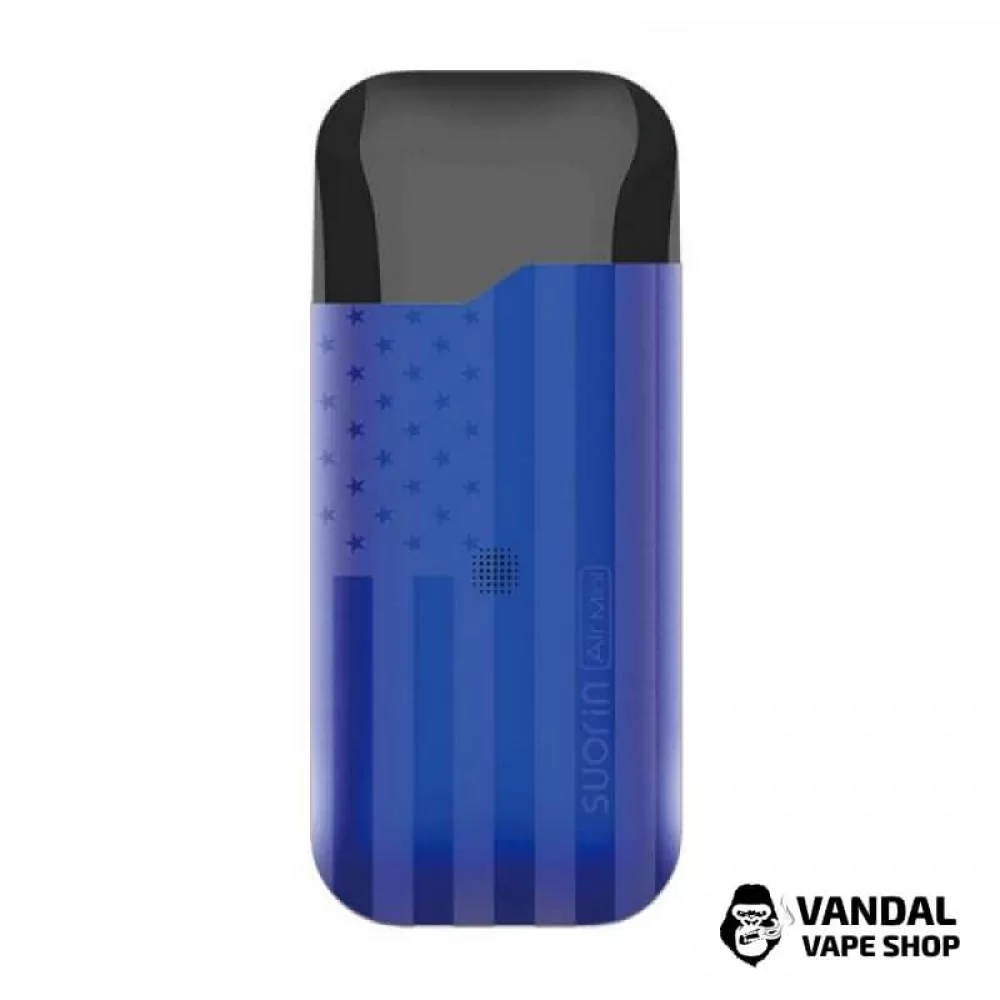 Компактная Pod-система Suorin Air Mini Kit на 430 мАч в расцветке синего флага США