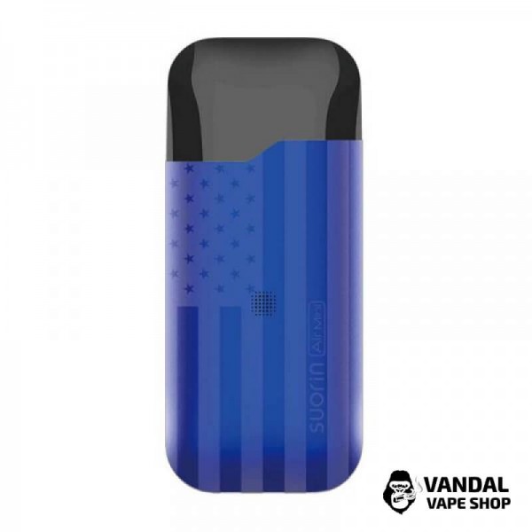 Компактна Pod-система Suorin Air Mini Kit на 430 мАг у забарвленні синього прапору США