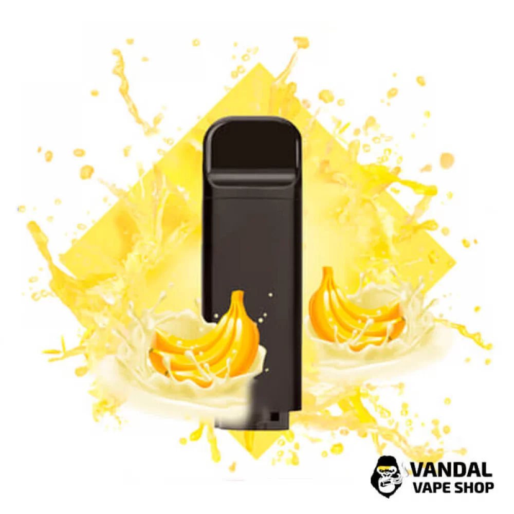 Заправленные картриджи для Airis Aura 3.5 мл со вкусом банана с заварным кремом Заправленные картриджи для Airis Aura 3.5 мл со вкусом банана с заварным кремом