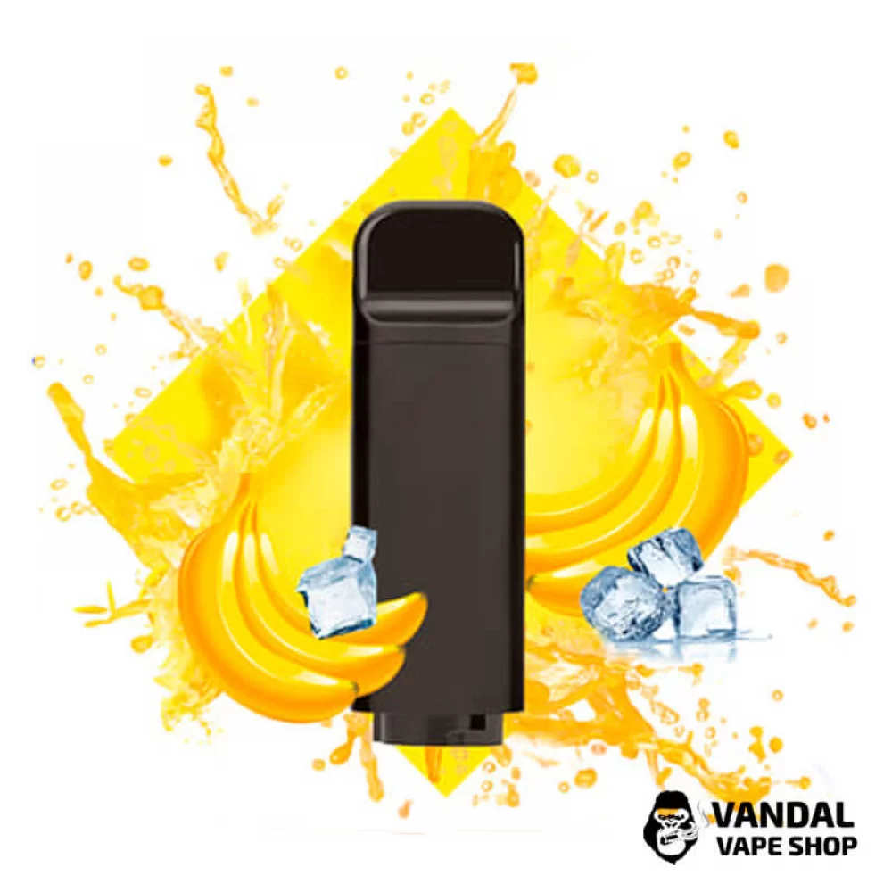 Заправленные картриджи для Airis Aura 3.5 мл со вкусом банана с холодком