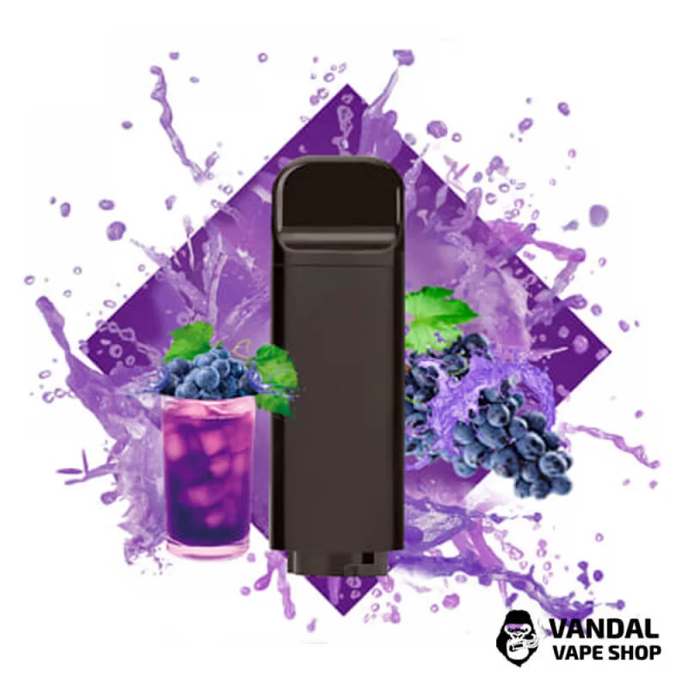 Заправленные картриджи для Airis Aura 3.5 мл со вкусом виноградной газировки Заправленные картриджи для Airis Aura 3.5 мл со вкусом виноградной газировки