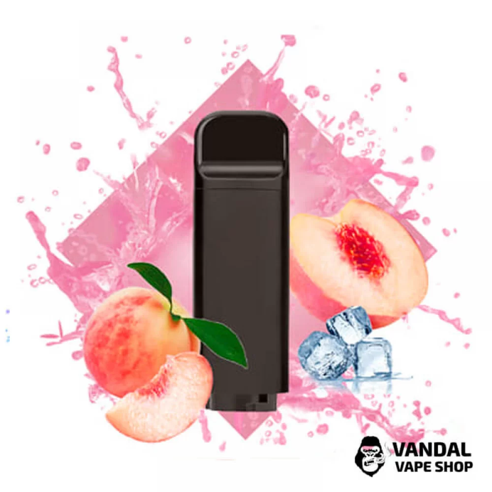 Заправлені картриджі для Airis Aura 3.5 мл зі смаком персика з холодком Заправлені картриджі для Airis Aura 3.5 мл зі смаком персика з холодком