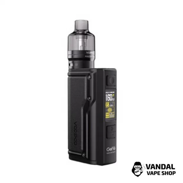 Стартовий набір Voopoo Argus GT 160W TC Kit в чорному кольорі