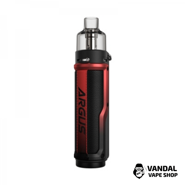 Стартовий набір Voopoo Argus X 80W Pod Mod Kit в чорно-червоному забарвленні