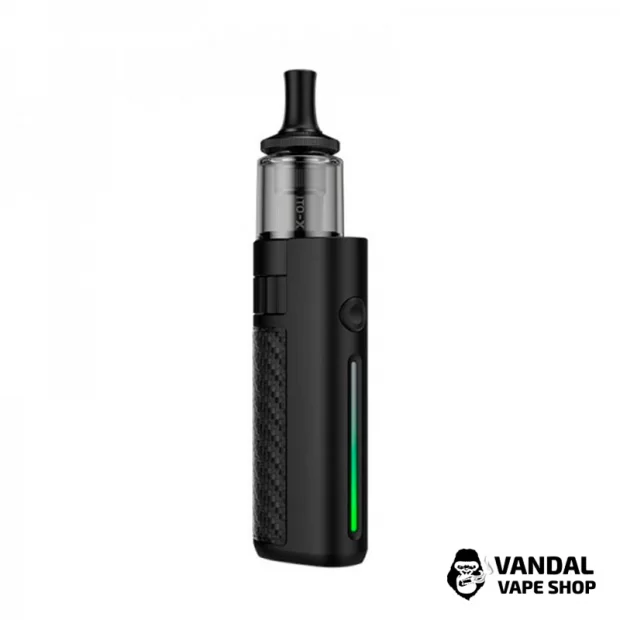 Оригинальный стартовый набор VooPoo Drag Q Kit в черном цвете с карбоновой вставкой