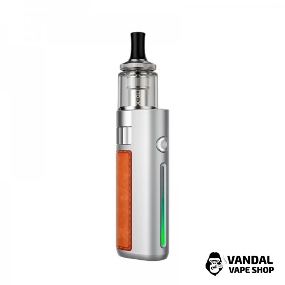 Оригинальный стартовый набор VooPoo Drag Q Kit в серебряном цвете с оранжевой вставкой