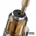 Оригинальный стартовый набор VooPoo Drag Q Kit в серебряном цвете с красной вставкой