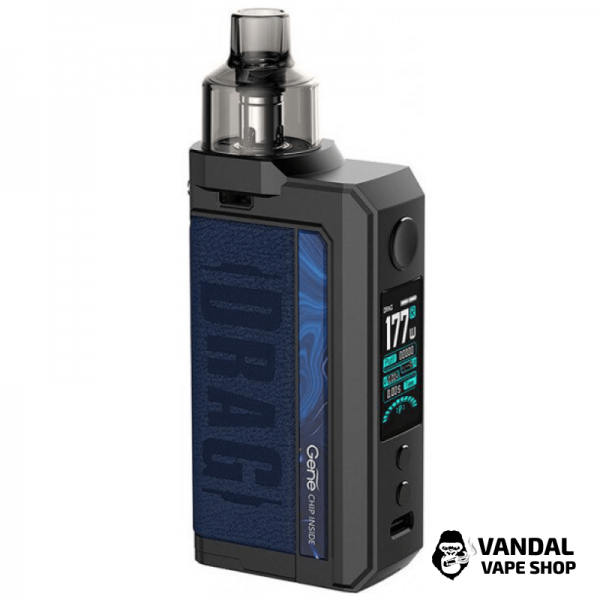 Под-мод система VooPoo Drag MAX Pod Mod Kit (Original) Galaxy Blue в синьому кольорі