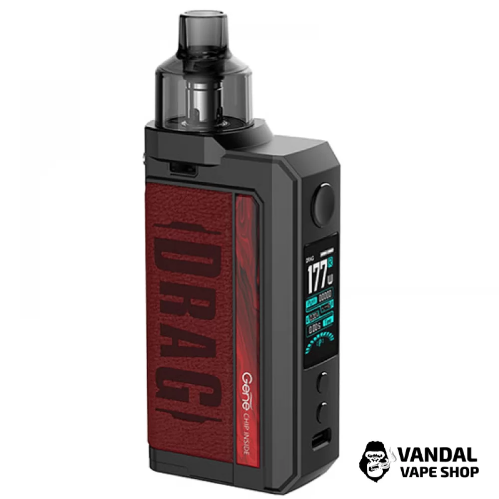 Под-мод система VooPoo Drag MAX Pod Mod Kit (Original) Marsala в красном цвете Под-мод система VooPoo Drag MAX Pod Mod Kit (Original) Marsala в красном цвете