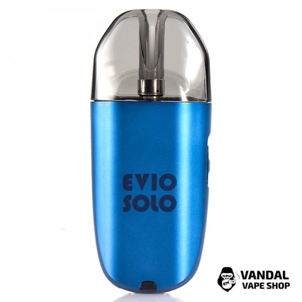 Pod-система Joyetech Evio Solo Pod Kit Blue 1000 мАг в синьому кольорі