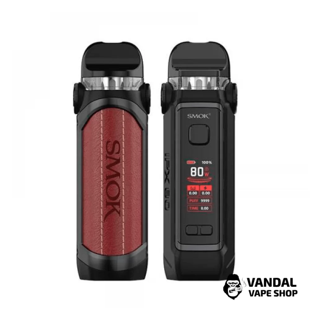 Pod-система SMOK IPX 80 Pod Kit 3000 mAh в червоному кольорі