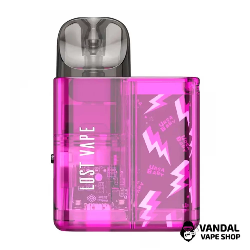 Оригинальная Pod-система Lost Vape Ursa Baby Pod Kit в ярко-розовом цвете