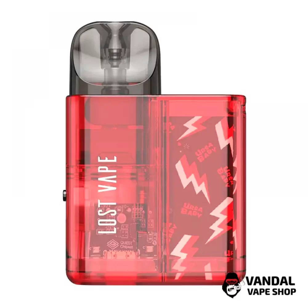 Оригінальна Pod-система Lost Vape Ursa Baby Pod Kit в червоному кольорі