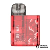 Lost Vape Ursa Baby Pod Kit - Red Clear
