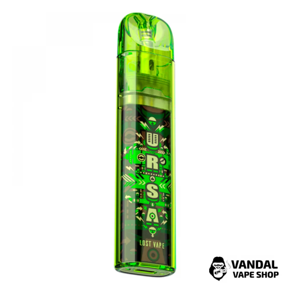 Оригинальная Pod-система Lost Vape Ursa Nano Art в лаймово-зеленом цвете