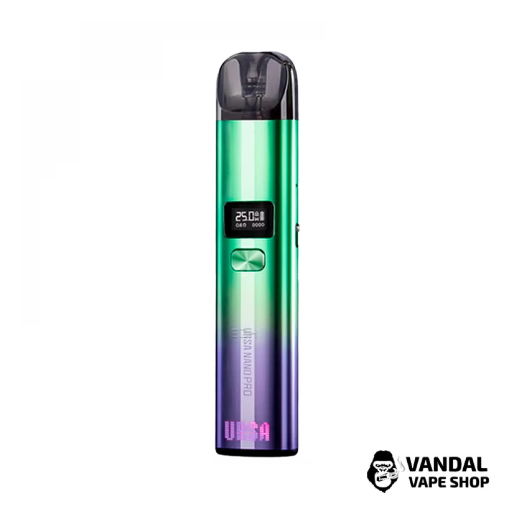 Pod-система Lost Vape Ursa Nano Pro у градієнтному фіолетово-зеленому кольорі Pod-система Lost Vape Ursa Nano Pro у градієнтному фіолетово-зеленому кольорі