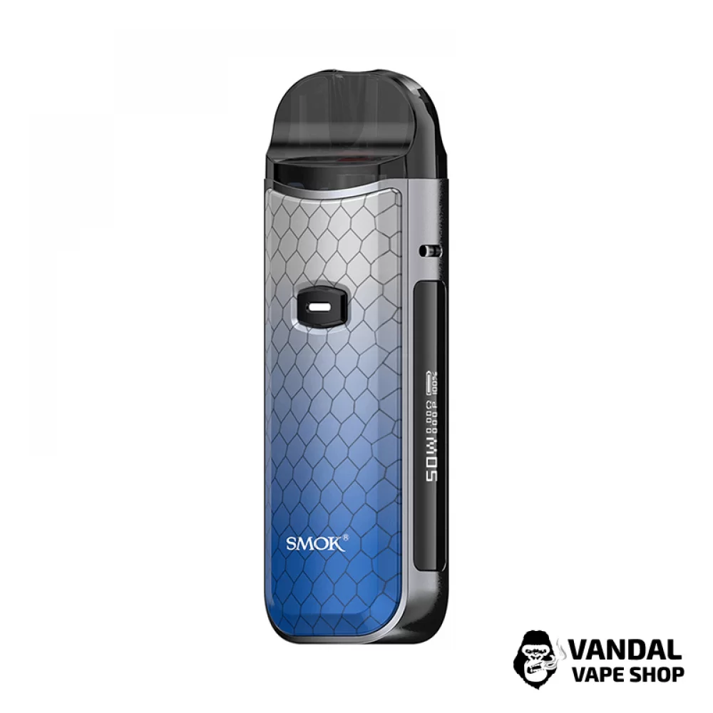 Pod-система SMOK Nord 50W Pod Kit (Original) в забарвленні "синьо-сіра кобра"